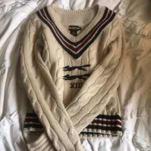 Original Rugby brand sweater! Preppy!